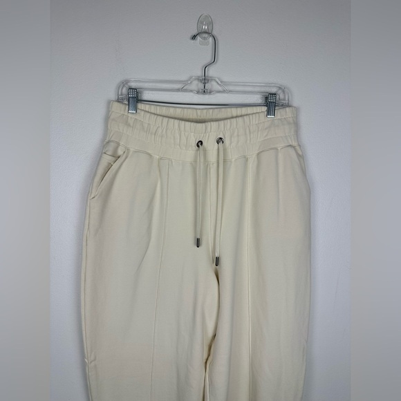 Aday Oat Perfect Walk High Rise Terry Tencel Cotton Lounge Jogger Sz L - Picture 6 of 13
